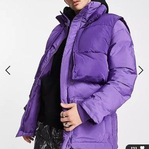 Sixth June Paris - Removable sleeveless down jacket - Purple - Size XL